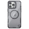 Husa magnetică transparentă neagră pentru Apple iPhone 16 Pro Max