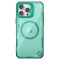 Husa magnetica transparentă verde pentru Apple iPhone 16 Pro Max