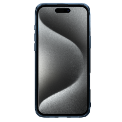 Husa magnetica din silicon Nillkin Nature Pro cu ramă albastră pentru Apple iPhone 16 Pro Max