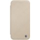 Husa din piele bej de lux Ming cu iPhone SE 2020 / 7 / 8 Husa din piele bej de lux Ming cu iPhone SE 2020 / 7 / 8
