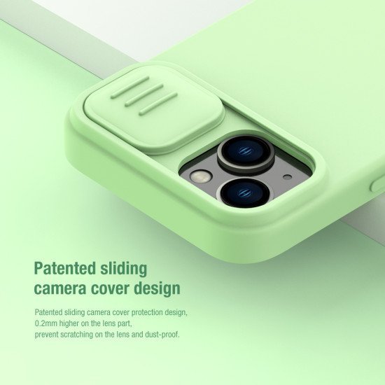 Husa Cover Nillkin CamShield Pro Silky pentru iPhone 14 Verde