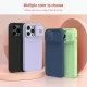 Husa Magnetica CamShield Pro Silky din silicon pentru iPhone 14 Pro Albastru Husa Magnetica CamShield Pro Silky din silicon pentru iPhone 14 Pro Albastru