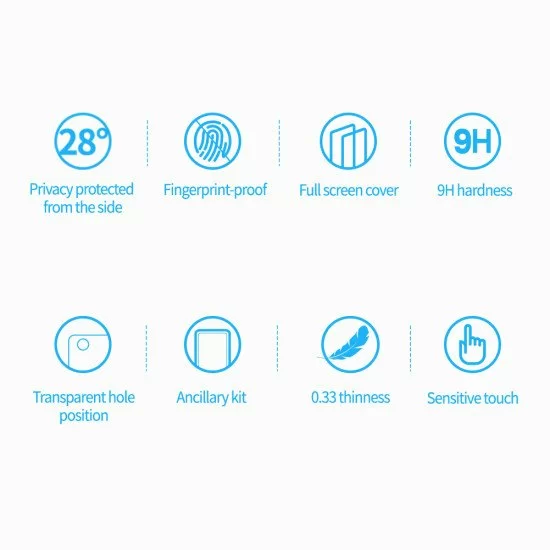 Folie protectie Nillkin Guardian din sticla securizata pentru iPhone 14 Pro Negru Folie protectie Nillkin Guardian din sticla securizata pentru iPhone 14 Pro Negru