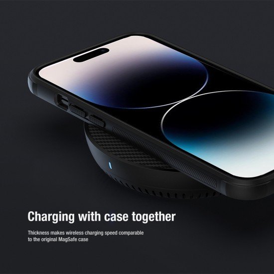 Husa protectie magnetică spate din plastic negru pentru Apple iPhone 14 Pro Max