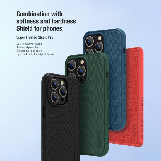 Husa protectie spate din plastic verde intens pentru Apple iPhone 14 Pro