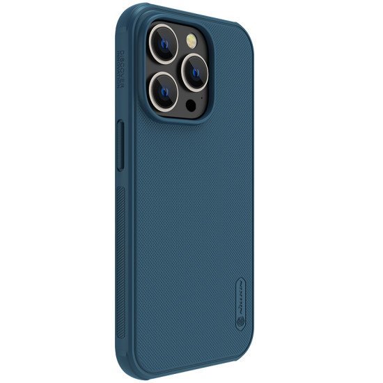 Husa protectie spate din plastic albastru pentru Apple iPhone 14 Pro Max