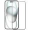 Folie protectie Nillkin EZ SET din sticla securizata pentru iPhone 15 Plus Negru - 3buc.