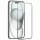 Folie protectie Nillkin EZ SET din sticla securizata pentru iPhone 15 Plus Negru - 3buc.