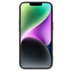 Husa Magnetica CamShield Pro Silky din silicon pentru iPhone 15 Plus Negru