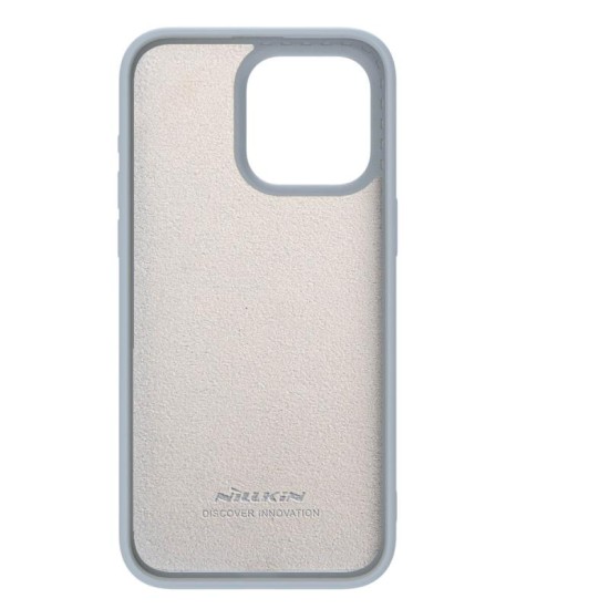 Husa Magnetica CamShield Pro Silky din silicon pentru iPhone 15 Pro Max Albastru
