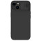 Husa Magnetica CamShield Pro Silky din silicon pentru iPhone 15 Plus Negru