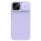 Husa Magnetica CamShield Silky din silicon pentru iPhone 15 Plus Violet