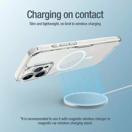 Husa magnetica din silicon Nillkin Nature Pro pentru Apple iPhone 15 Pro Husa magnetica din silicon Nillkin Nature Pro pentru Apple iPhone 15 Pro