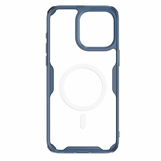 Husa magnetica din silicon Nillkin Nature Pro Albastru pentru Apple iPhone 15 Pro Husa magnetica din silicon Nillkin Nature Pro Albastru pentru Apple iPhone 15 Pro