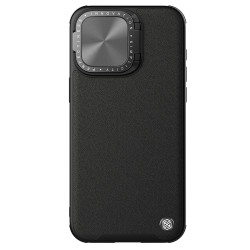 Husa magnetică din piele Nillkin CamShield negru pentru Apple Iphone 15 Pro