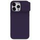 Husa Magnetica CamShield Pro Silky din silicon pentru iPhone 14 Pro Violet închis