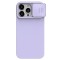 Husa Magnetica CamShield Pro Silky din silicon pentru iPhone 15 Pro Max Violet