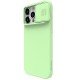 Husa Magnetica CamShield Pro Silky din silicon pentru iPhone 15 Pro Verde