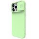 Husa Magnetica CamShield Pro Silky din silicon pentru iPhone 15 Pro Max Verde