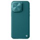 Husa magnetică din piele Nillkin CamShield Verde pentru Apple Iphone 15 Pro Max Husa magnetică din piele Nillkin CamShield Verde pentru Apple Iphone 15 Pro Max