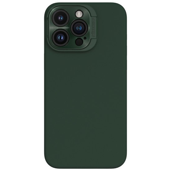 Husa Magnetica LensWing Silky din silicon pentru iPhone 15 Pro Max Verde Husa Magnetica LensWing Silky din silicon pentru iPhone 15 Pro Max Verde