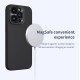 Husa Magnetica LensWing Silky din silicon pentru iPhone 15 Pro Max Violet închis