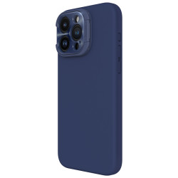 Husa Magnetica LensWing Silky din silicon pentru iPhone 15 Pro Max Albastru Husa Magnetica LensWing Silky din silicon pentru iPhone 15 Pro Max Albastru