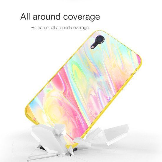 Husa de protectie pentru Apple iPhone XR Stil - Ombre galbena