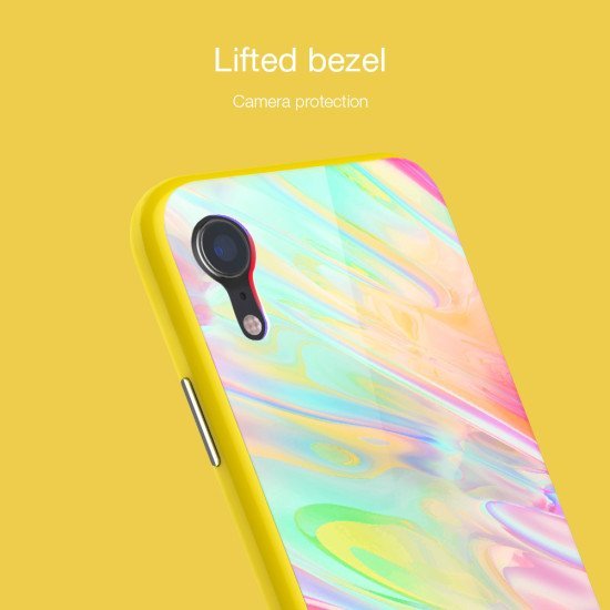 Husa de protectie pentru Apple iPhone XR Stil - Ombre galbena