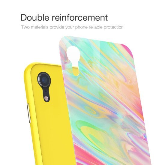 Husa de protectie pentru Apple iPhone XR Stil - Ombre galbena