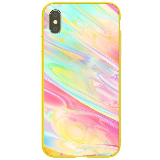 Husa de protectie pentru Apple iPhone XS Max Stil - Ombre galbena