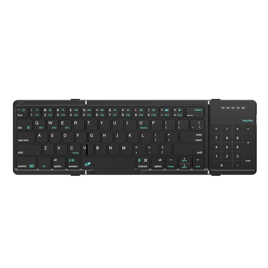 Bluetooth tastatură pliabilă cu touchpad Nillkin Cube Pocket Neagra