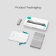 Bluetooth tastatură pliabilă cu touchpad Nillkin Cube Pocket Gri Bluetooth tastatură pliabilă cu touchpad Nillkin Cube Pocket Gri