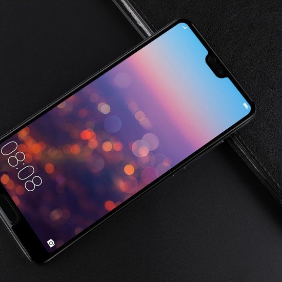 Folie protectie Nillkin  3D CP+MAX din sticla securizata pentru Huawei P20