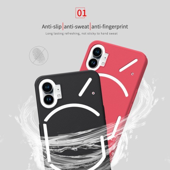 Husa protectie spate din plastic alb pentru Nothing phone 1