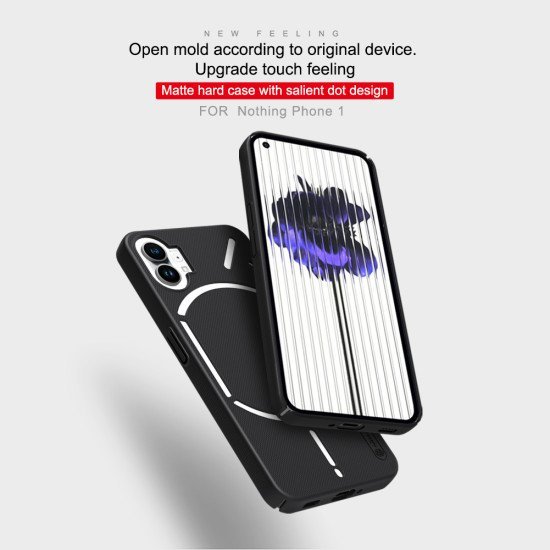 Husa protectie spate din plastic albastru pentru Nothing phone 1