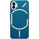 Husa protectie spate din plastic albastru pentru Nothing phone 1