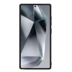 Husa magnetica protectie spate si camera foto neagră pentru Samsung S25 Ultra