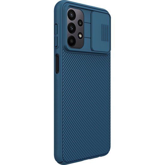 Husa protectie spate si camera foto albastru pentru Samsung Galaxy A23 4G