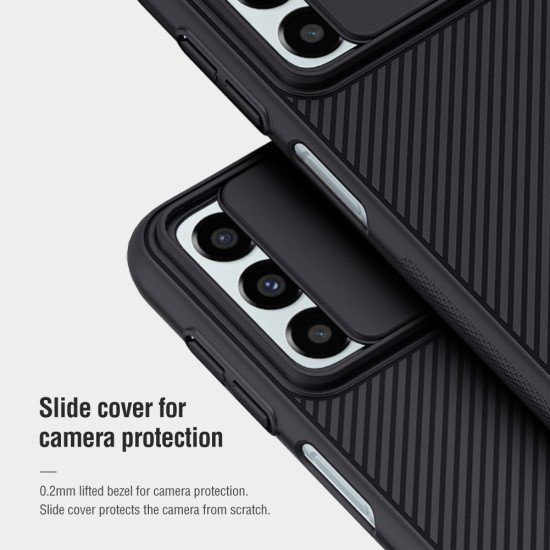 Husa protectie spate si camera foto albastru pentru Samsung Galaxy F23/M23 5G