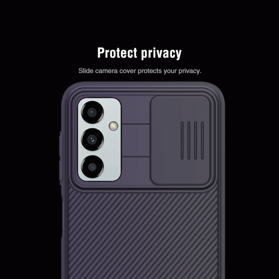 Husa protectie spate si camera foto albastru pentru Samsung Galaxy F23/M23 5G