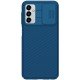 Husa protectie spate si camera foto albastru pentru Samsung Galaxy F23/M23 5G