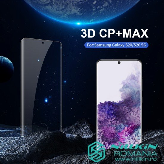 Folie protectie Nillkin 3D CP+Max din sticla securizata pentru Samsung Galaxy S20 Plus