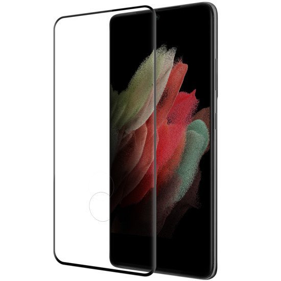 Folie protectie Nillkin 3D CP+MAX din sticla securizata pentru Samsung S21 Ultra Folie protectie Nillkin 3D CP+MAX din sticla securizata pentru Samsung S21 Ultra