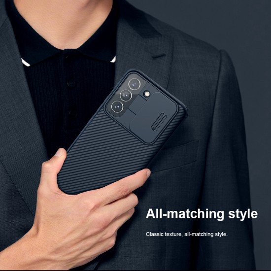 Husa protectie spate si camera foto negru pentru Samsung S22 Plus Negru