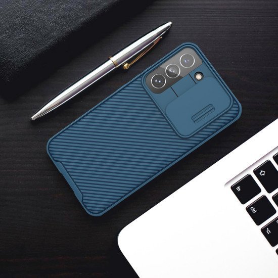 Husa protectie spate si camera foto negru pentru Samsung S22 Plus Albastru Husa protectie spate si camera foto negru pentru Samsung S22 Plus Albastru