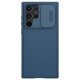 Husa protectie spate si camera foto negru pentru Samsung S22 Ultra Albastru
