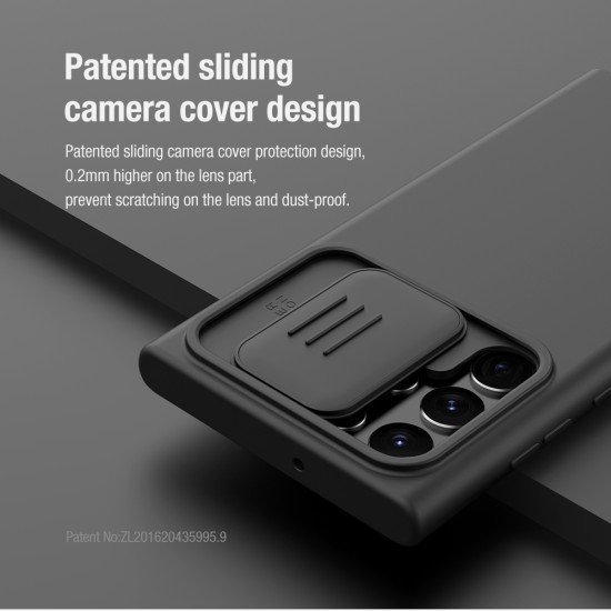 Husa Cover Nillkin CamShield Pro Hard pentru Samsung S22 Ultra negru