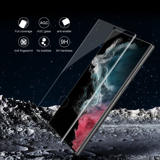 Folie protectie Nillkin 3D CP+Max din sticla securizata pentru Samsung Galaxy S23 Ultra Folie protectie Nillkin 3D CP+Max din sticla securizata pentru Samsung Galaxy S23 Ultra