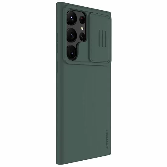 Husa Cover Nillkin CamShield Pro Silky pentru Samsung S23 Ultra verde Husa Cover Nillkin CamShield Pro Silky pentru Samsung S23 Ultra verde